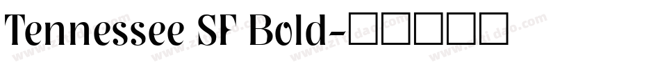 Tennessee SF Bold字体转换